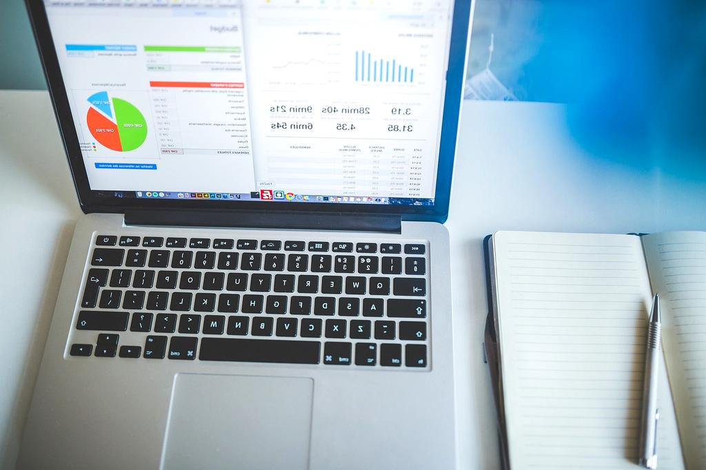 Learning dashboard with data charts
